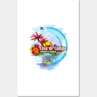Casa de Campo Paradise Beach Posters and Art